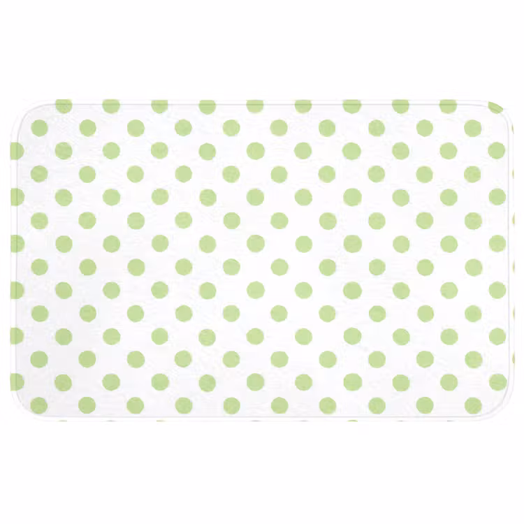 Badmat - Dots - Klassiek - Groen — 1