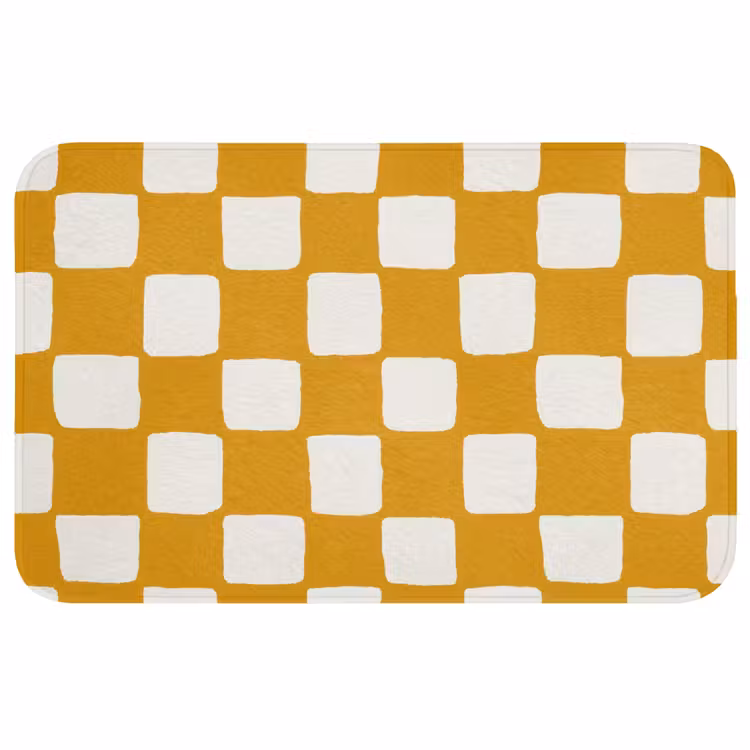 Badmat - Grafisch - Patroon - Oker — 1