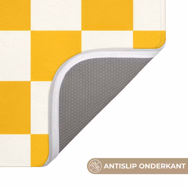 Badmat - Traditioneel - Patroon - Geel — 3