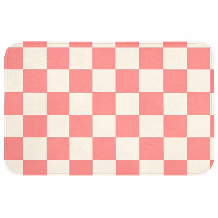 Badmat - Traditioneel - Patroon - Roze — 1