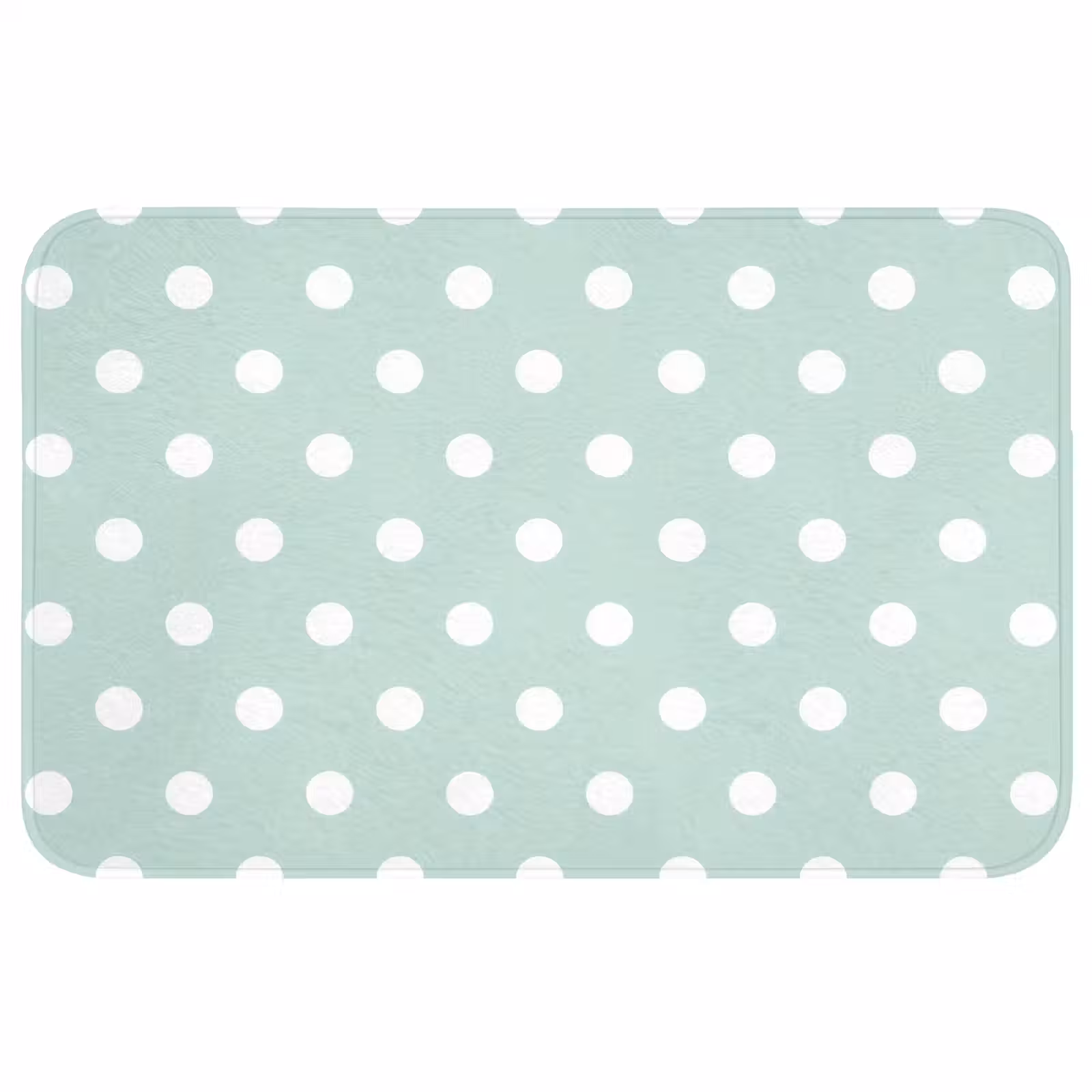 Badmat - Klassiek - Polka - Groen — 1