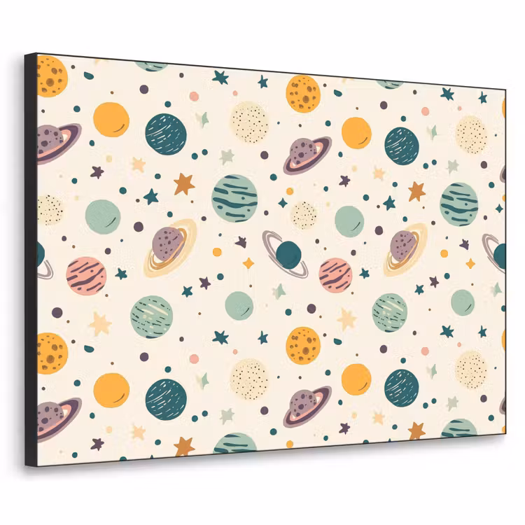 Art Frame - Planeten - Retro - Kleurrijk — 1