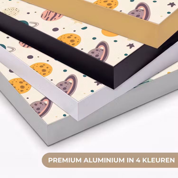 Art Frame - Planeten - Retro - Kleurrijk — 5