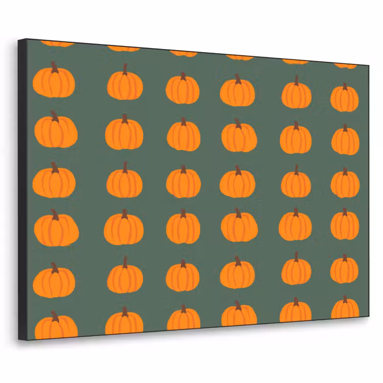 Art Frame - Pompoen - Patroon - Oranje — 1