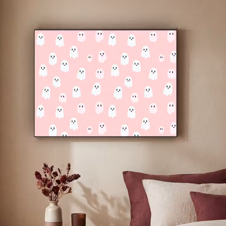 Art Frame - Spookjes - Patroon - Roze — 2