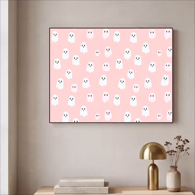 Art Frame - Spookjes - Patroon - Roze — 3