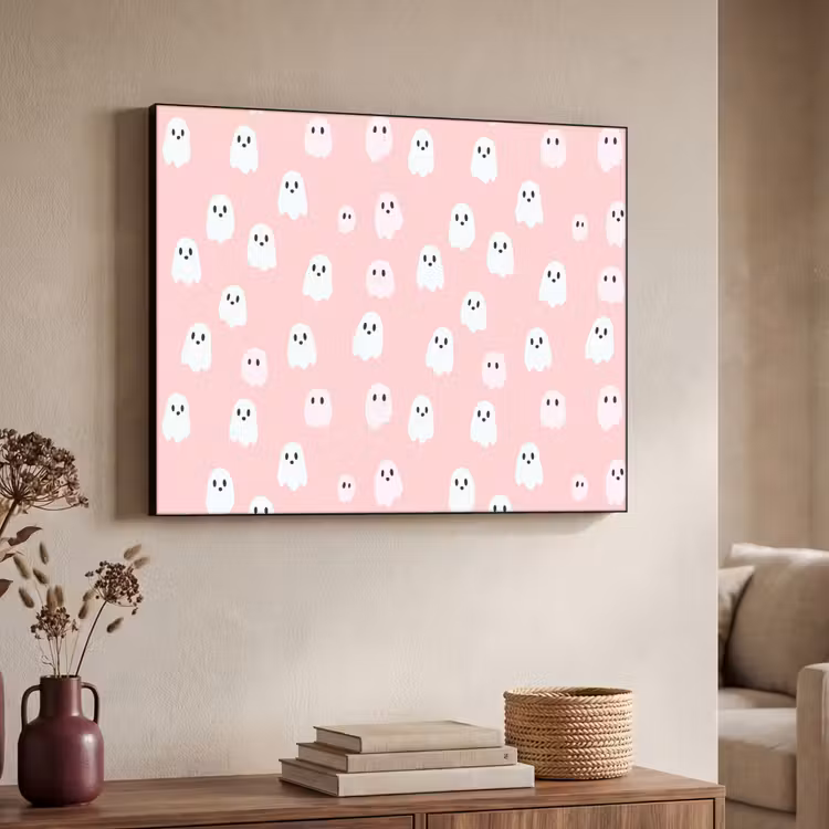 Art Frame - Spookjes - Patroon - Roze — 4