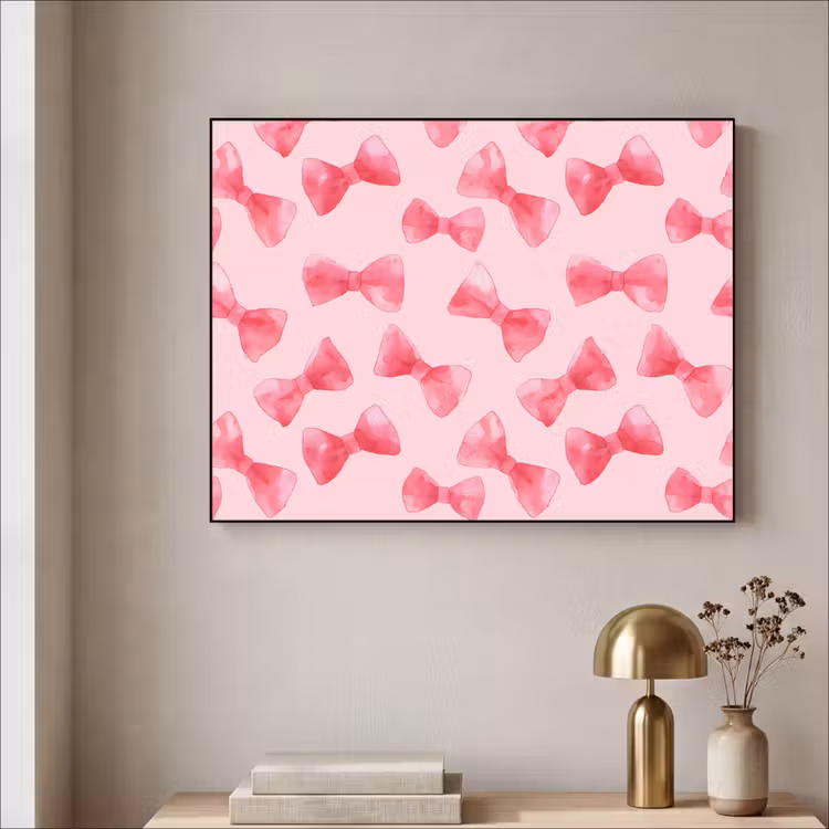 Art Frame - Strikken - Aquarel - Roze — 3