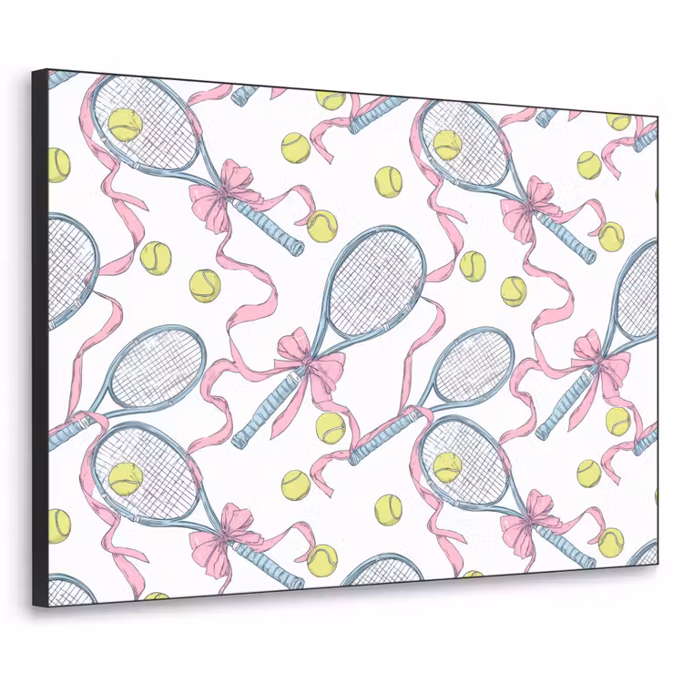 Art Frame - Tennis - Strikken - Kleurrijk — 1