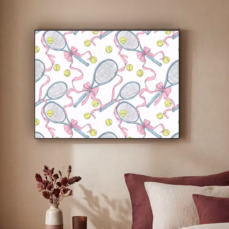 Art Frame - Tennis - Strikken - Kleurrijk — 2