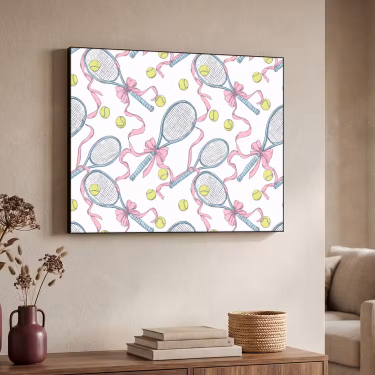Art Frame - Tennis - Strikken - Kleurrijk — 4