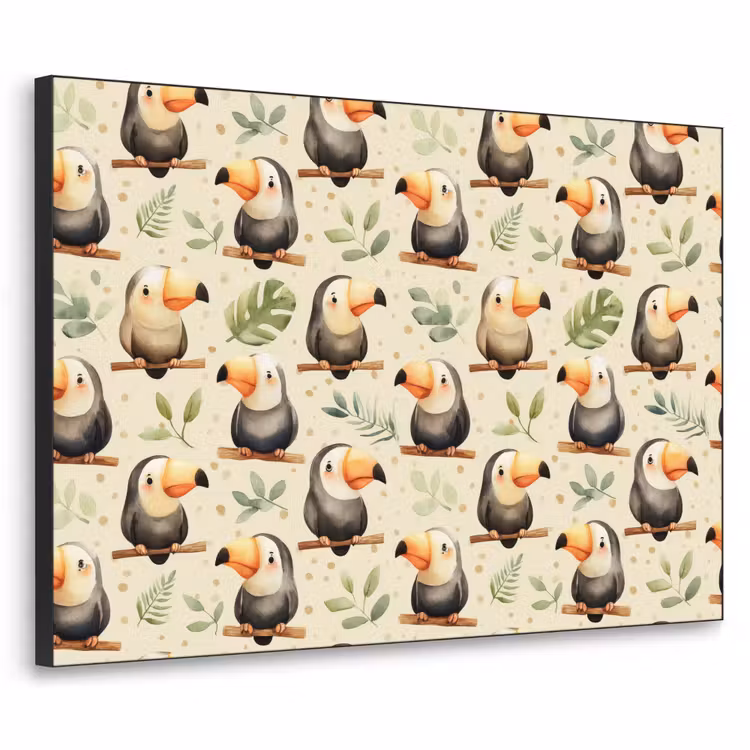 Art Frame - Toekans - Exotisch - Kleurrijk — 1