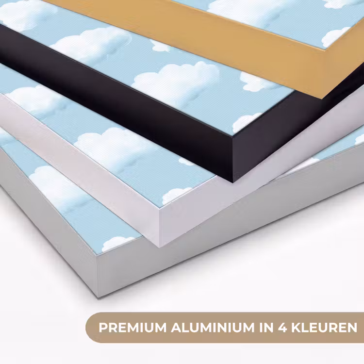 Art Frame - Wolken - Illustratie - Blauw — 5