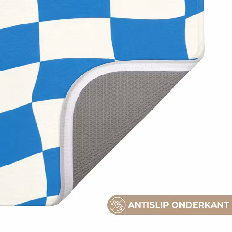 Badmat - Golvend - Patroon - Blauw — 3