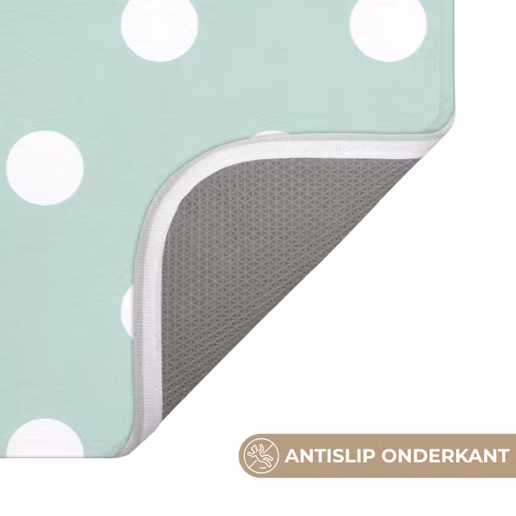 Badmat - Klassiek - Polka - Groen — 3
