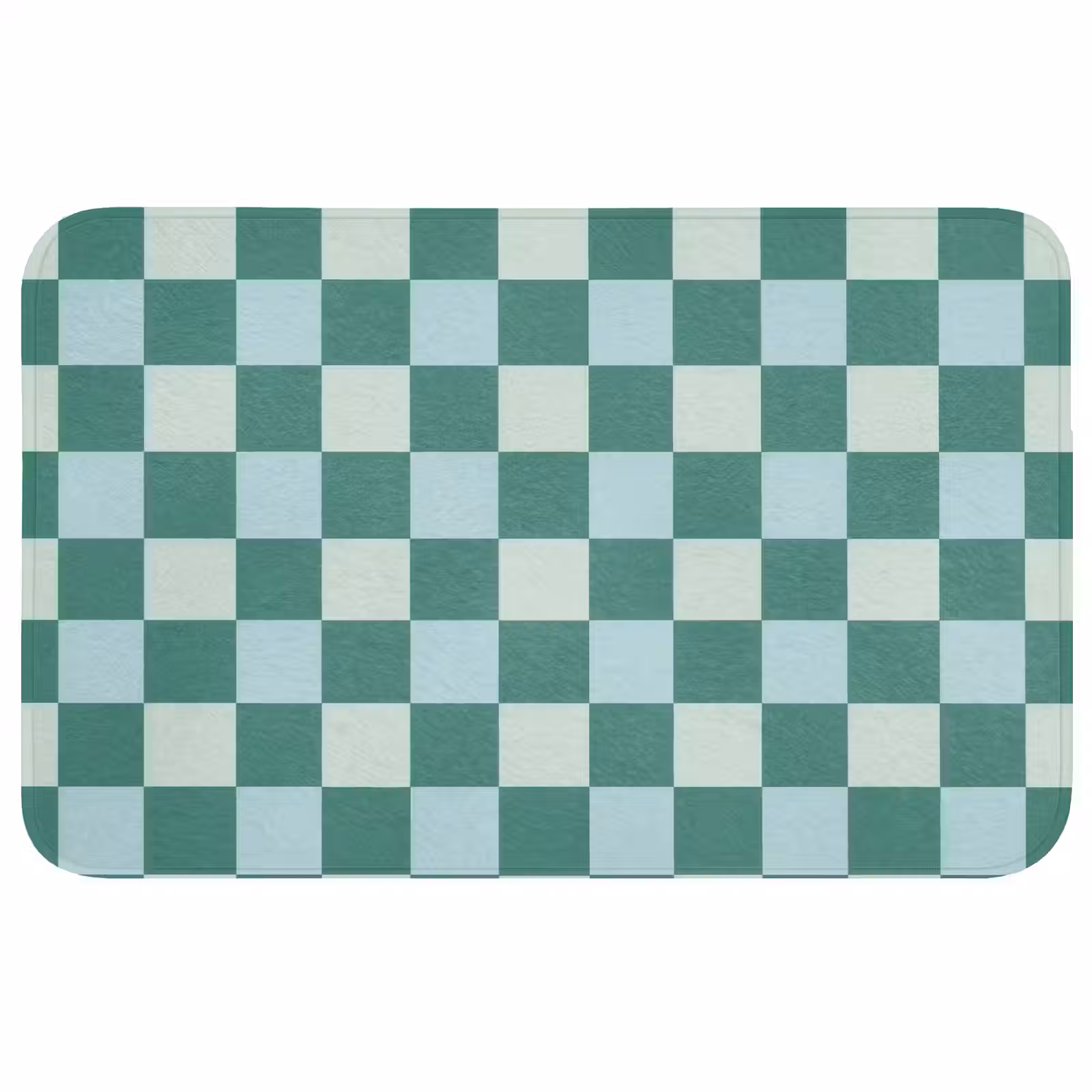 Badmat - Schaak - Klassiek - Groen — 1