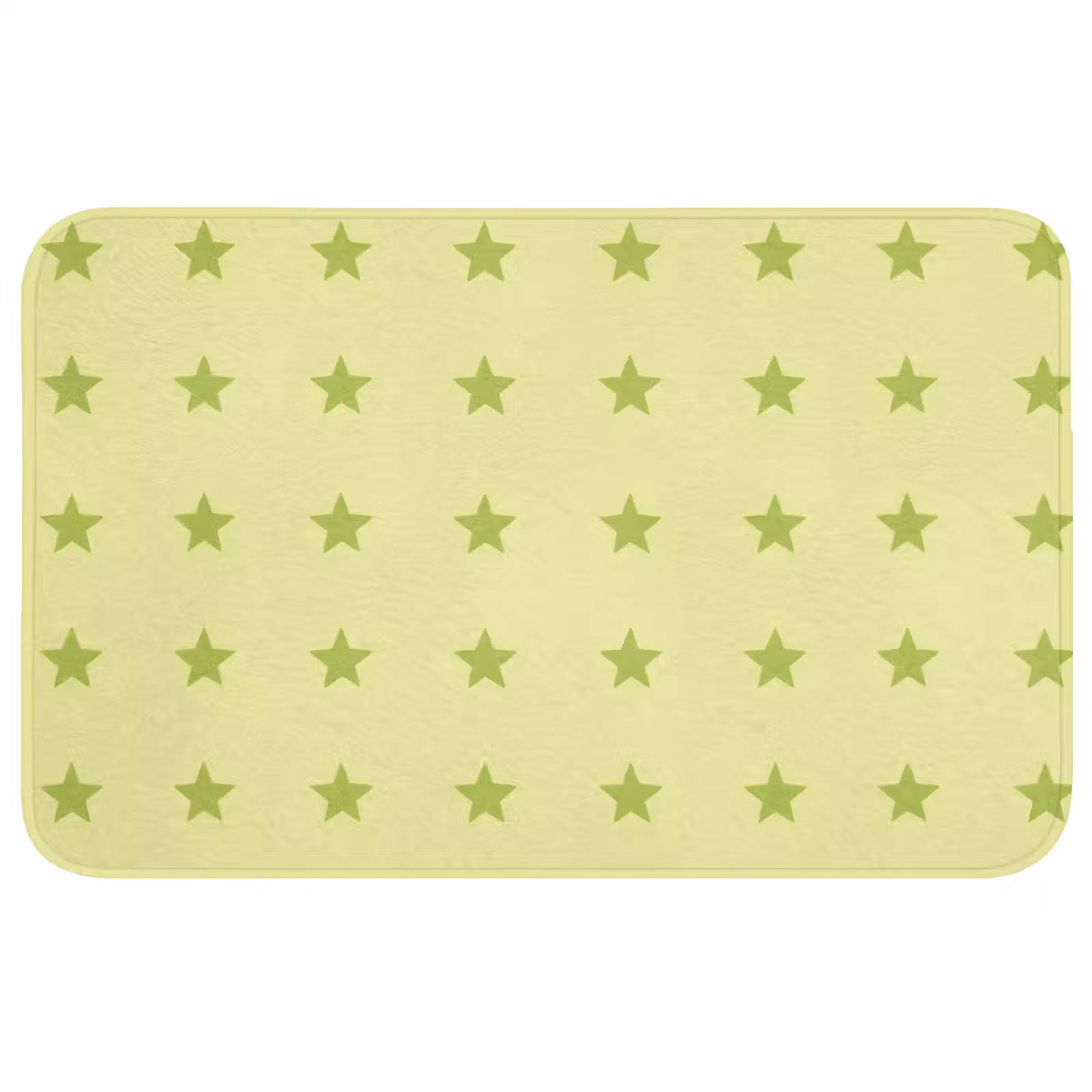 Badmat - Sterren - Patroon - Groen — 1