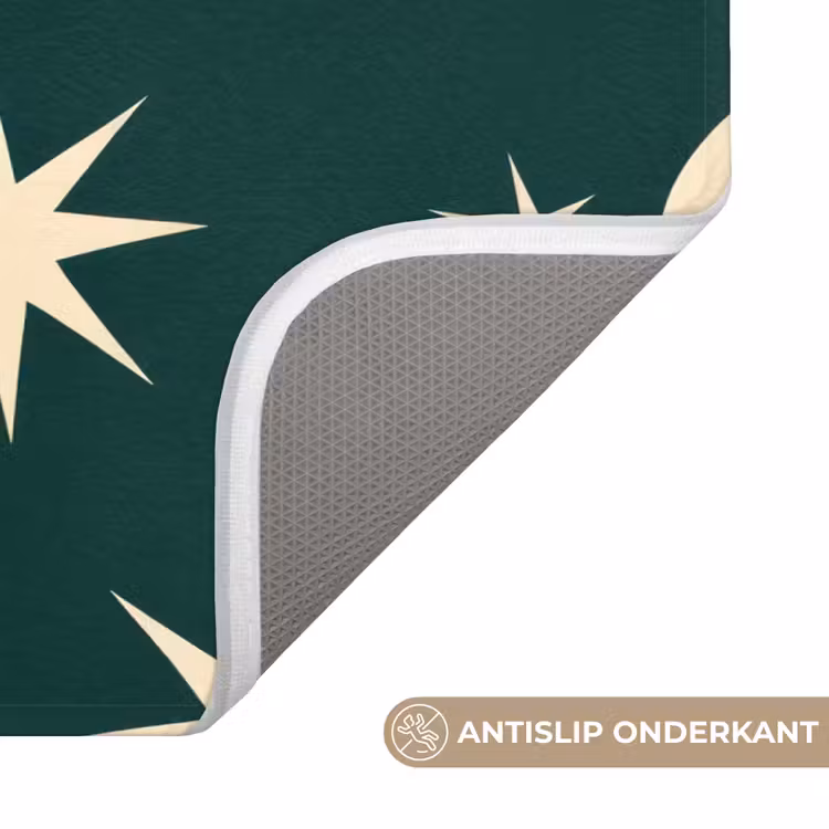 Badmat - Manen - Sterren - Groen — 3