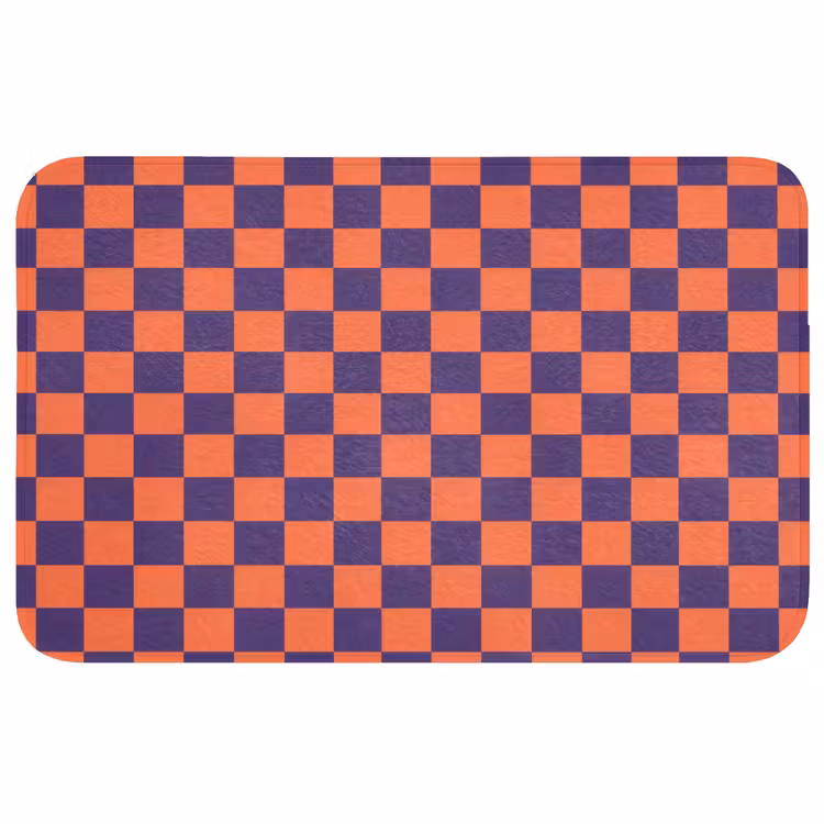 Badmat - Patroon - Klassiek - Paars — 1
