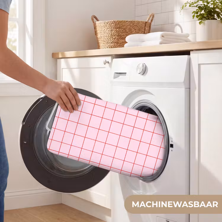 Badmat - Raster - Patroon - Roze — 7