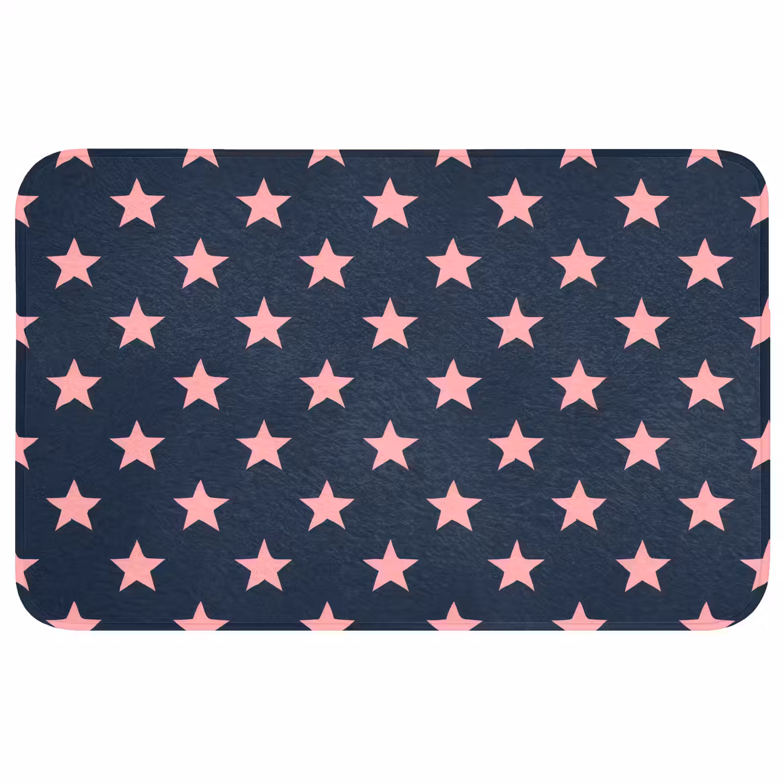 Badmat - Patroon - Sterren - Roze — 1