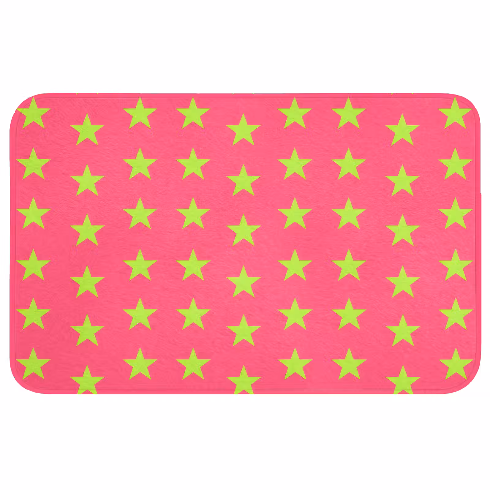 Badmat - Sterren - Patroon - Roze — 1