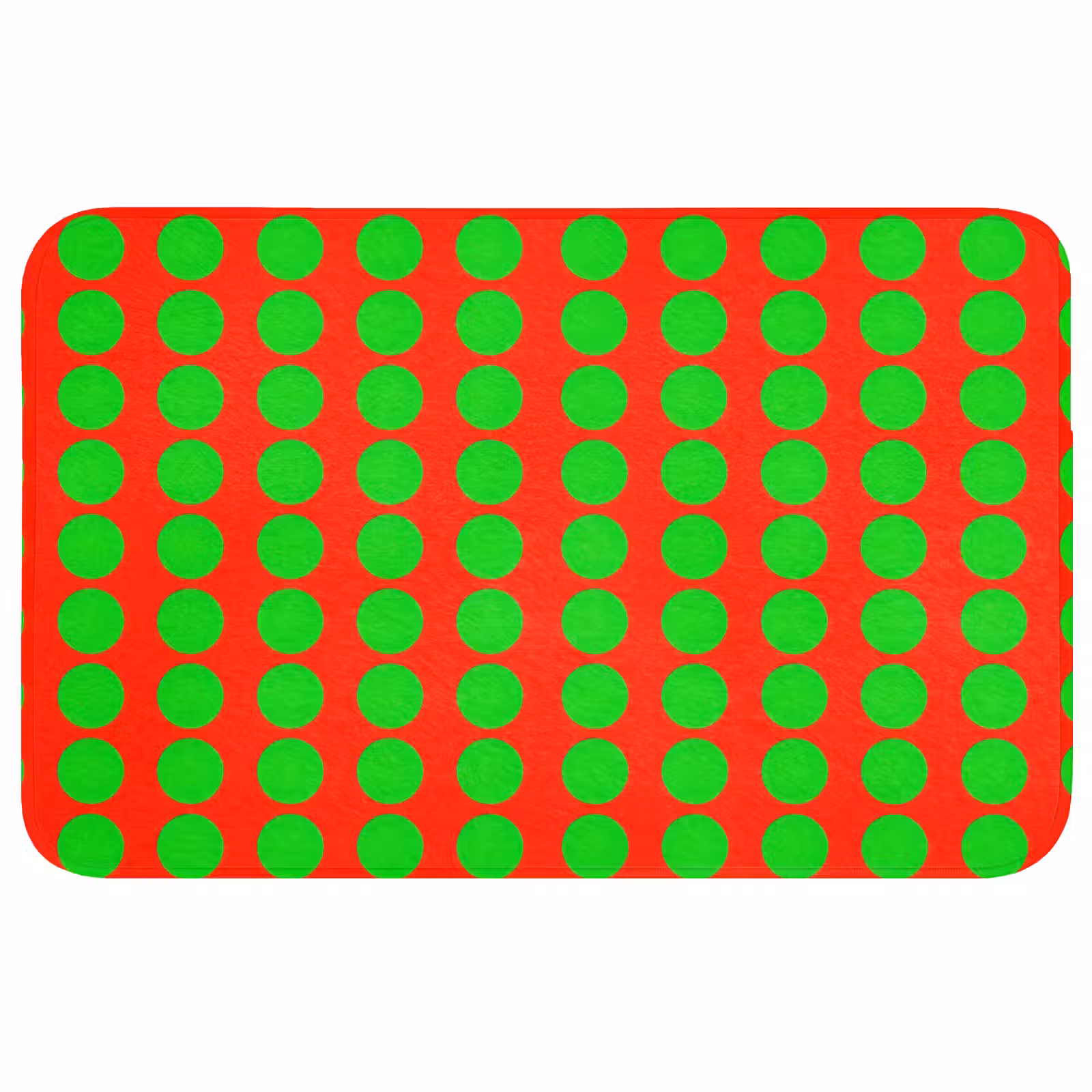 Badmat - Stippen - Patroon - Groen — 1