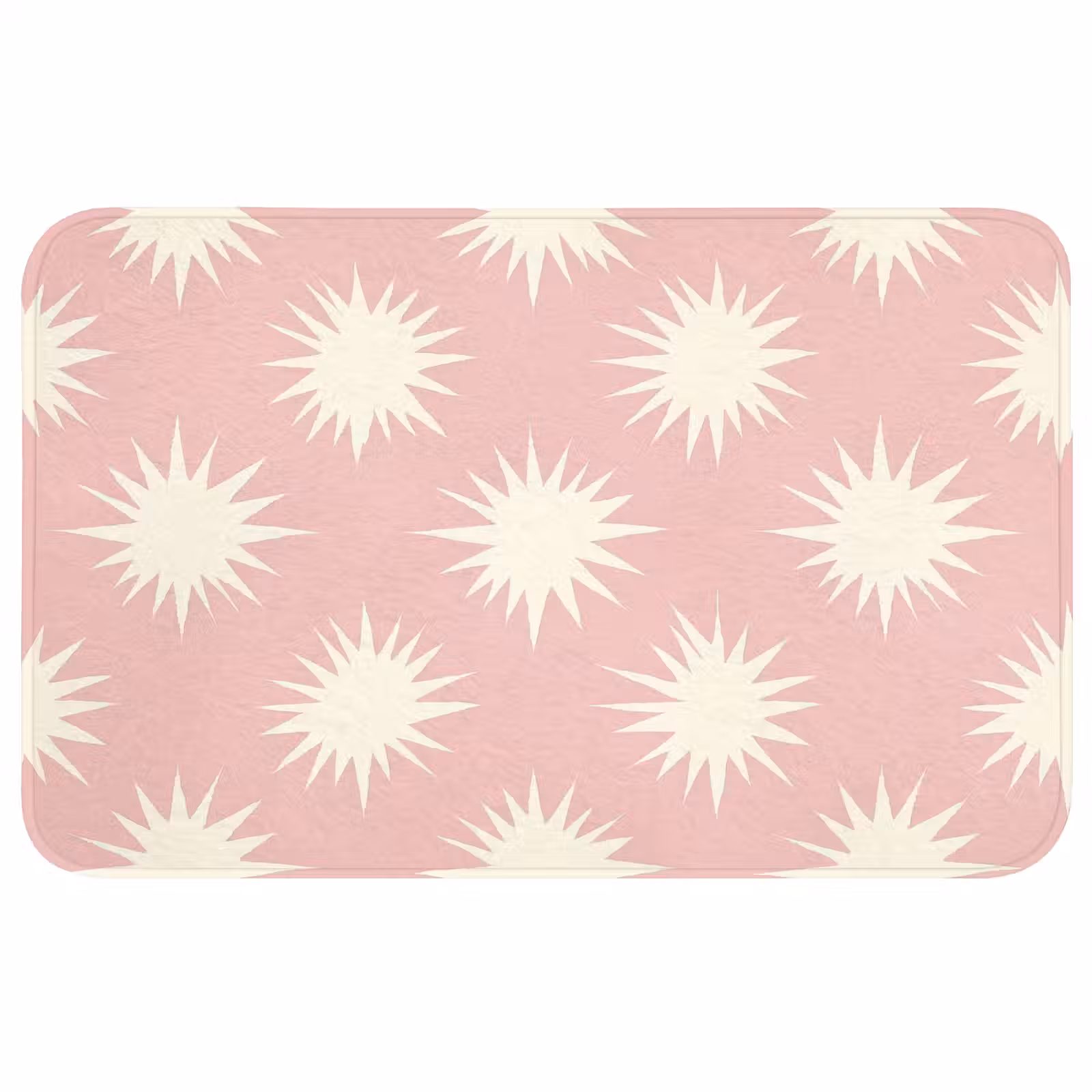 Badmat - Zonnen - Patroon - Roze — 1