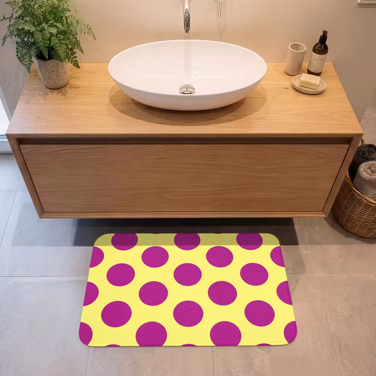 Badmat - Dots - Klassiek - Geel — 2