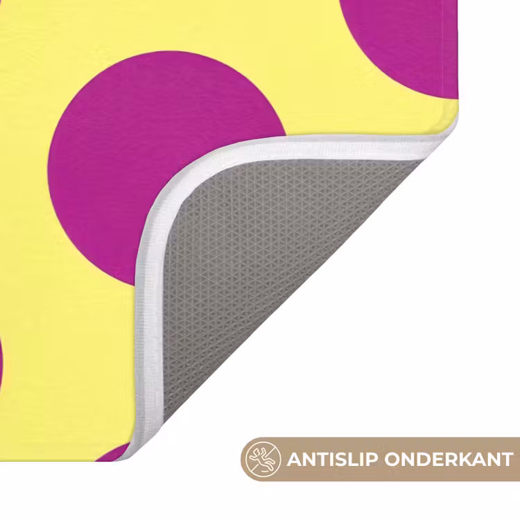 Badmat - Dots - Klassiek - Geel — 3
