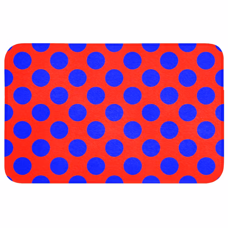 Badmat - Dots - Klassiek - Rood — 1