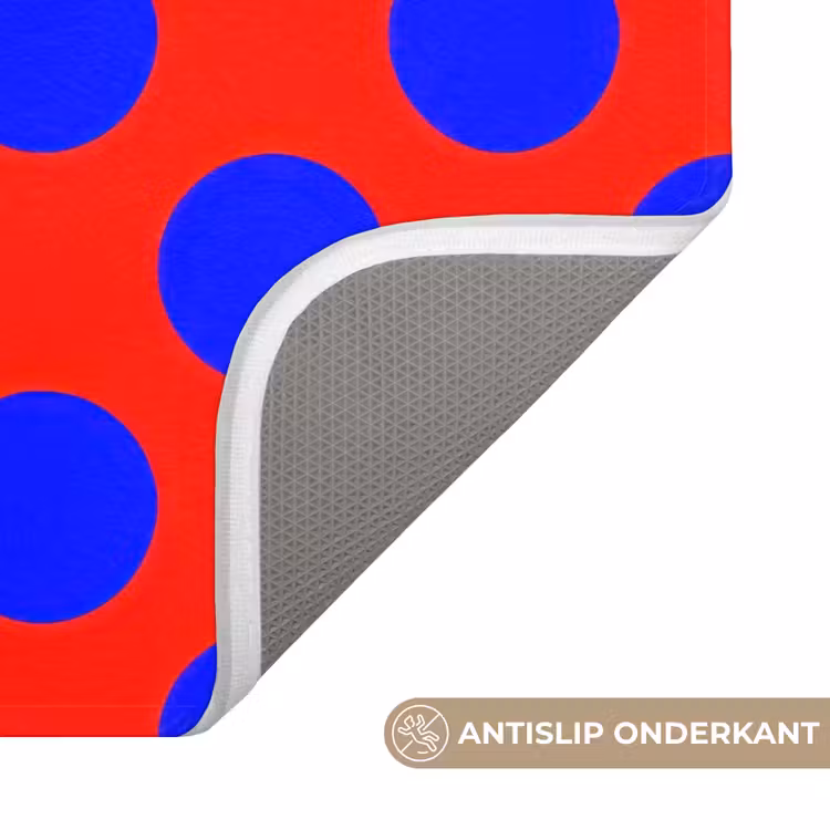 Badmat - Dots - Klassiek - Rood — 3