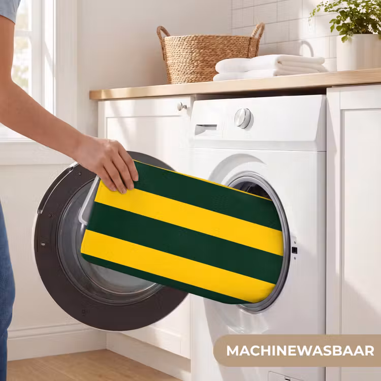 Badmat - Klassiek - Strepen - Groen — 7