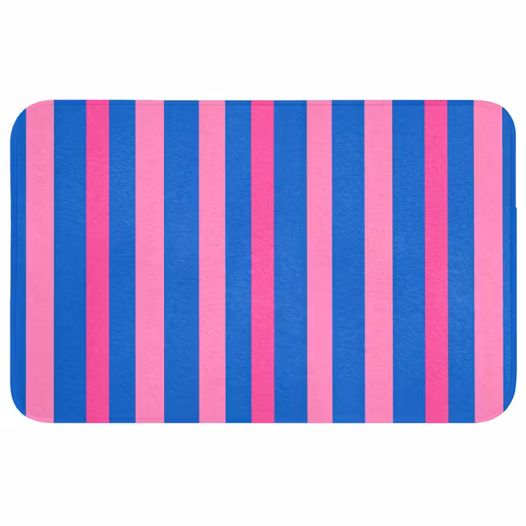 Badmat - Modern - Optisch - Roze — 1