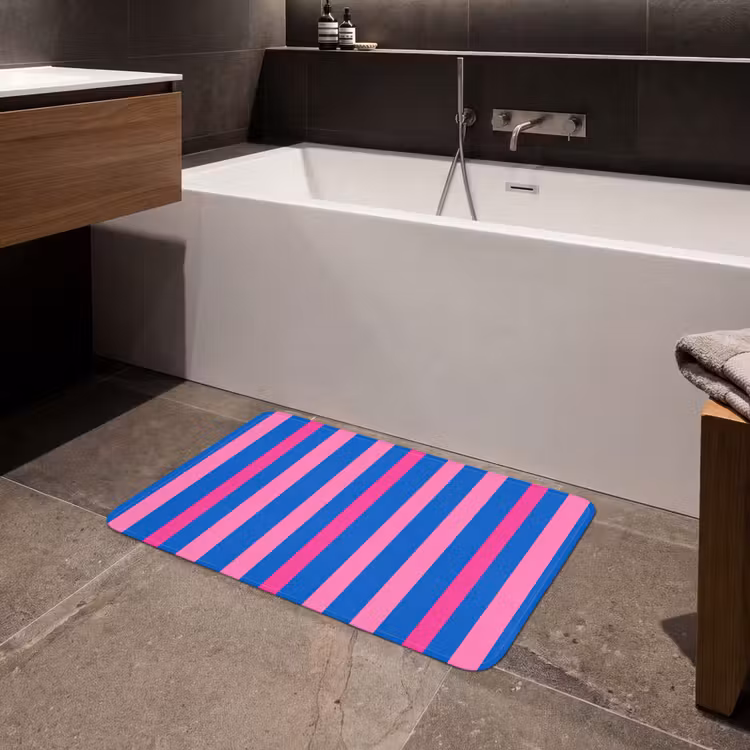 Badmat - Modern - Optisch - Roze — 4