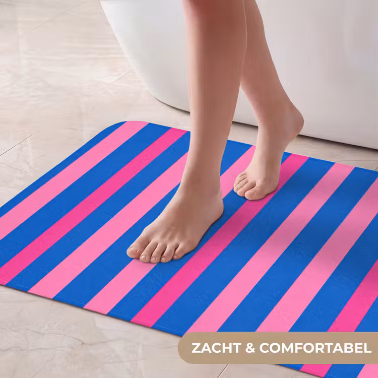 Badmat - Modern - Optisch - Roze — 5