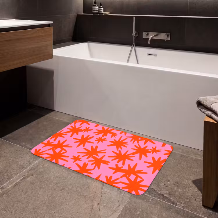 Badmat - Modern - Sterren - Roze — 4