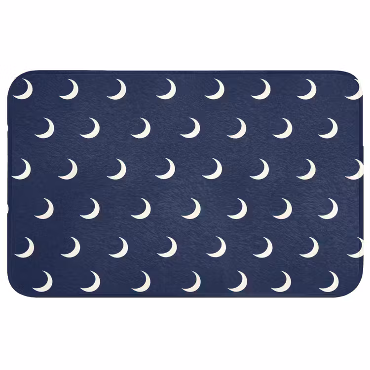 Badmat - Patroon - Manen - Blauw — 1