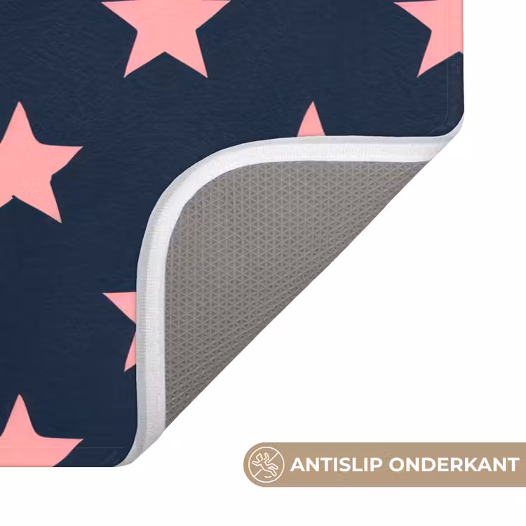 Badmat - Patroon - Sterren - Roze — 3