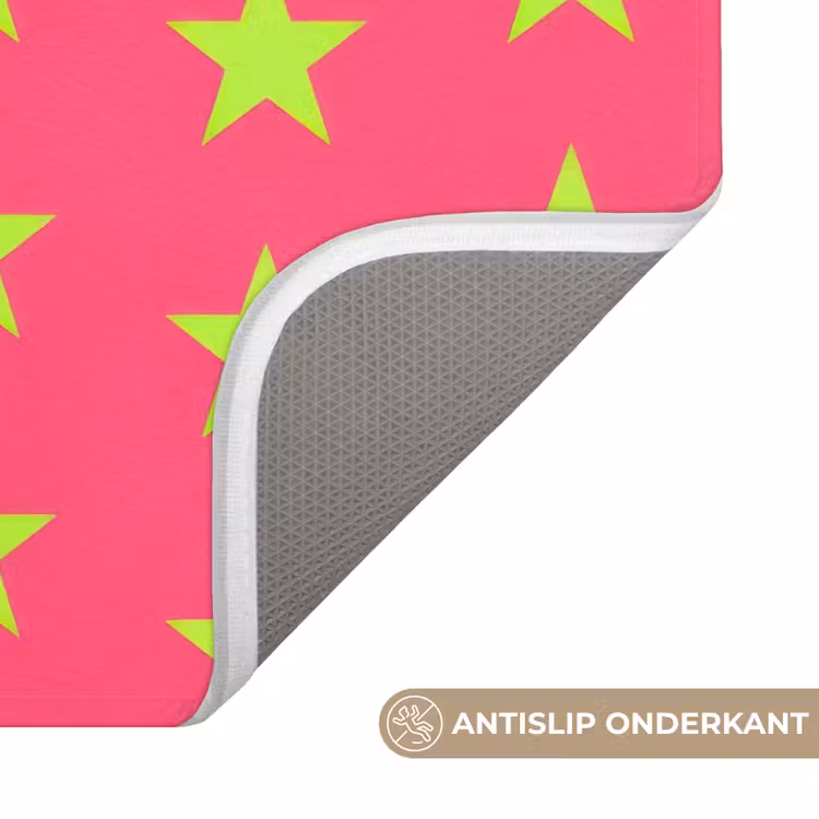 Badmat - Sterren - Patroon - Roze — 3