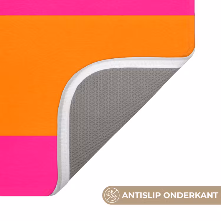 Badmat - Strepen - Horizontaal - Roze — 3