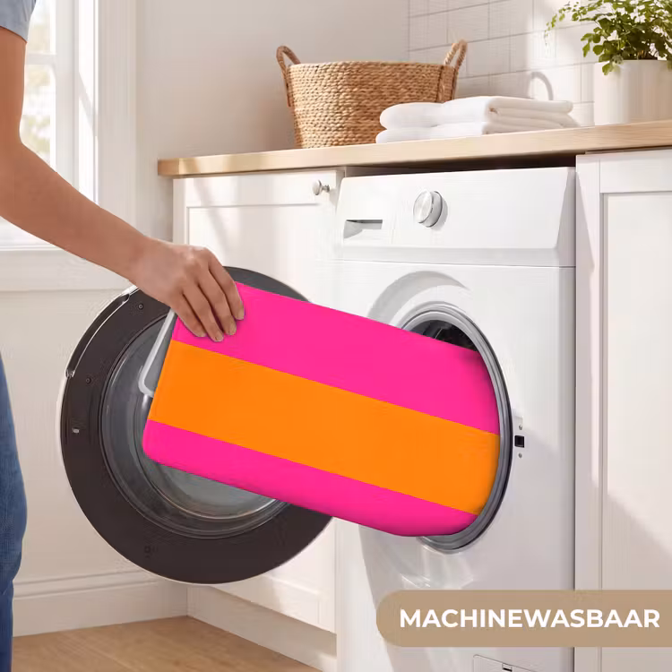 Badmat - Strepen - Horizontaal - Roze — 7