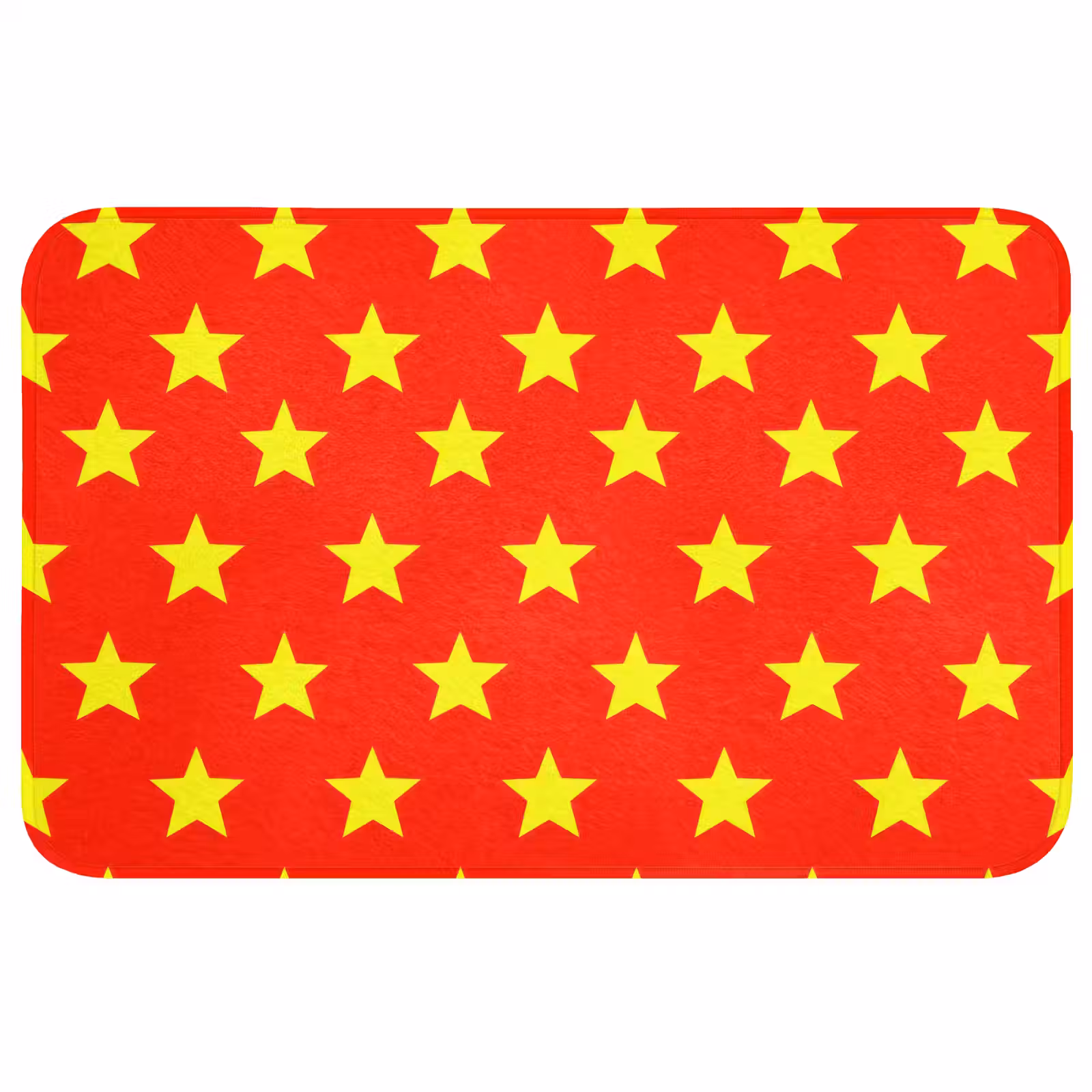 Badmat - Ster - Patroon - Geel — 1