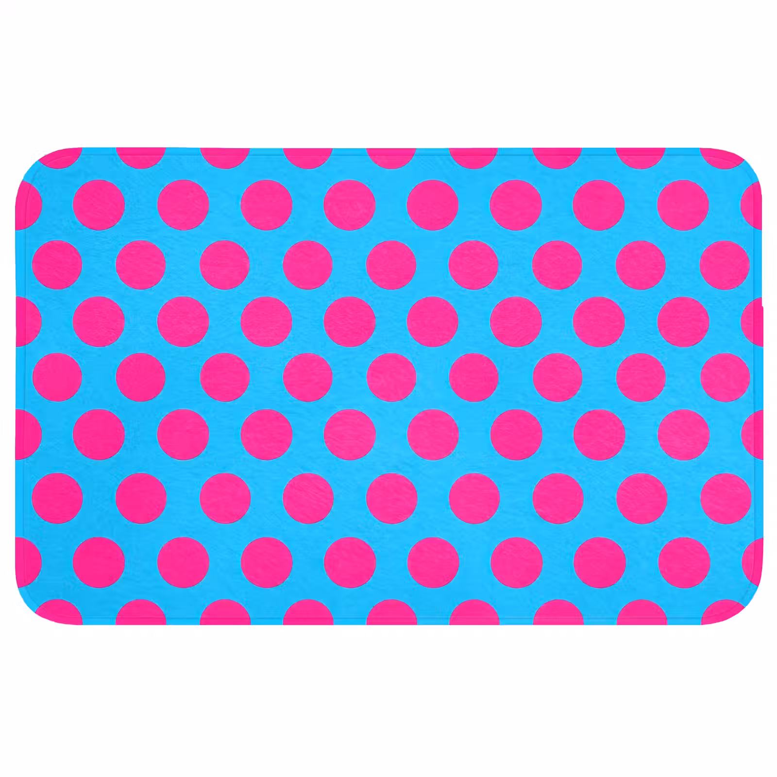 Badmat - Stippen - Klassiek - Roze — 1
