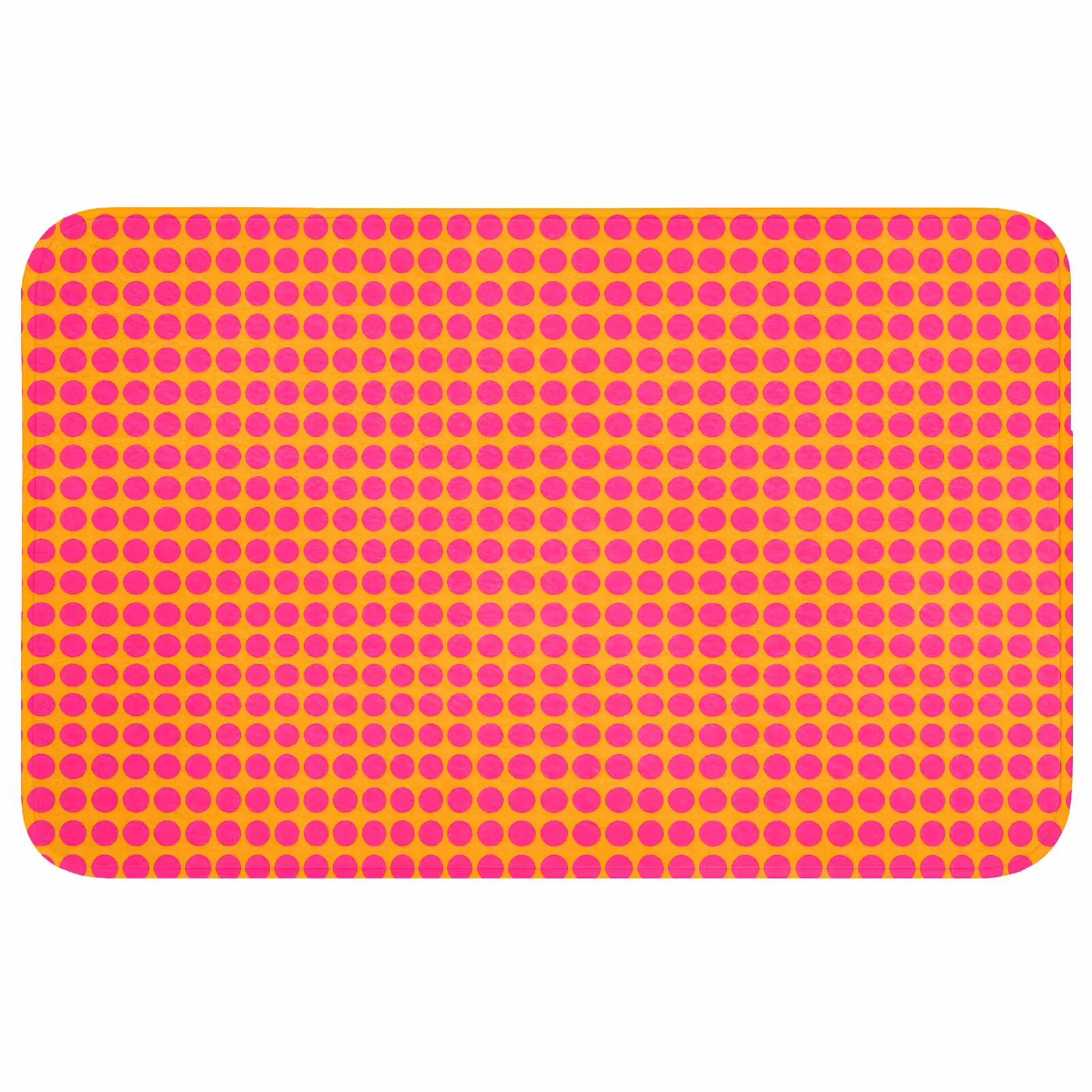 Badmat - Stippen - Patroon - Oranje — 1
