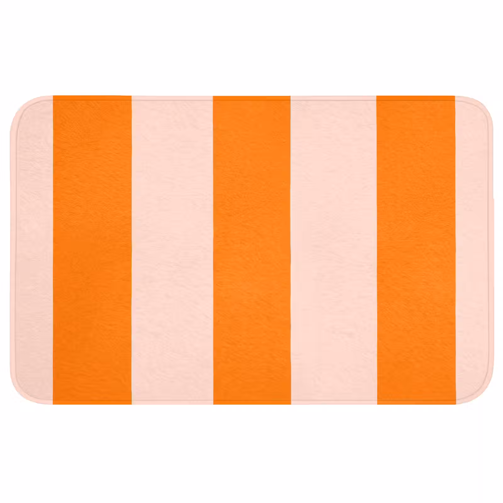 Badmat - Strepen - Modern - Oranje — 1