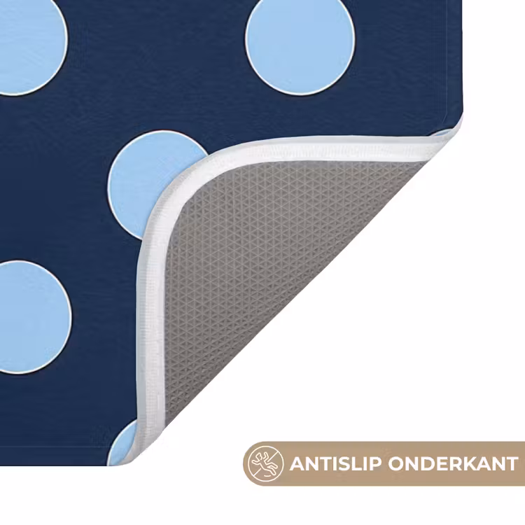 Badmat - Klassiek - Dots - Blauw — 3