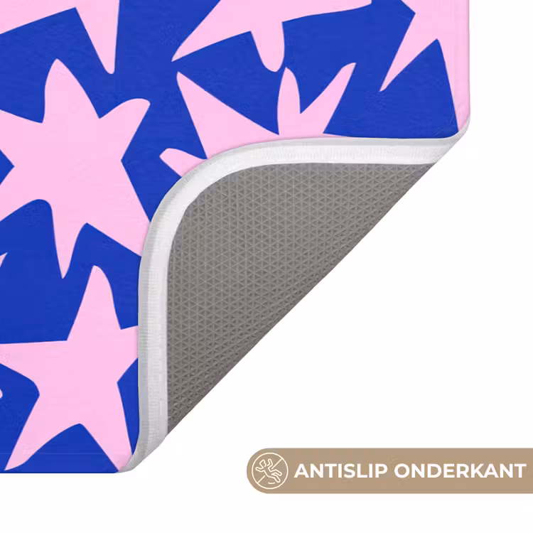Badmat - Modern - Sterren - Blauw — 3