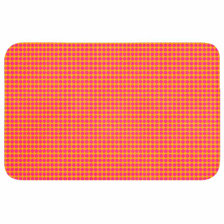 Badmat - Modern - Stippen - Oranje — 1
