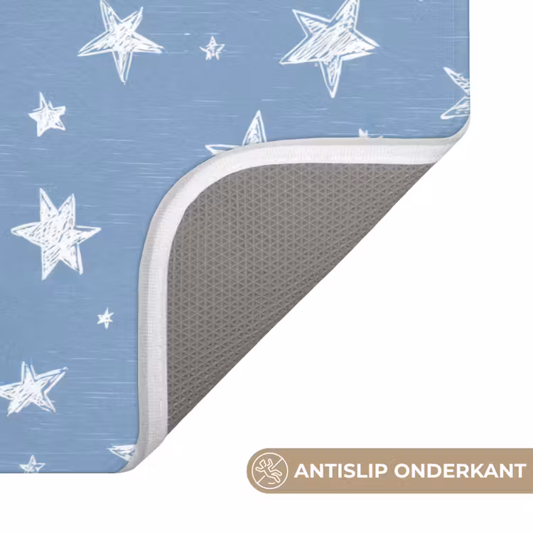 Badmat - Sterretjes - Patroon - Blauw — 3